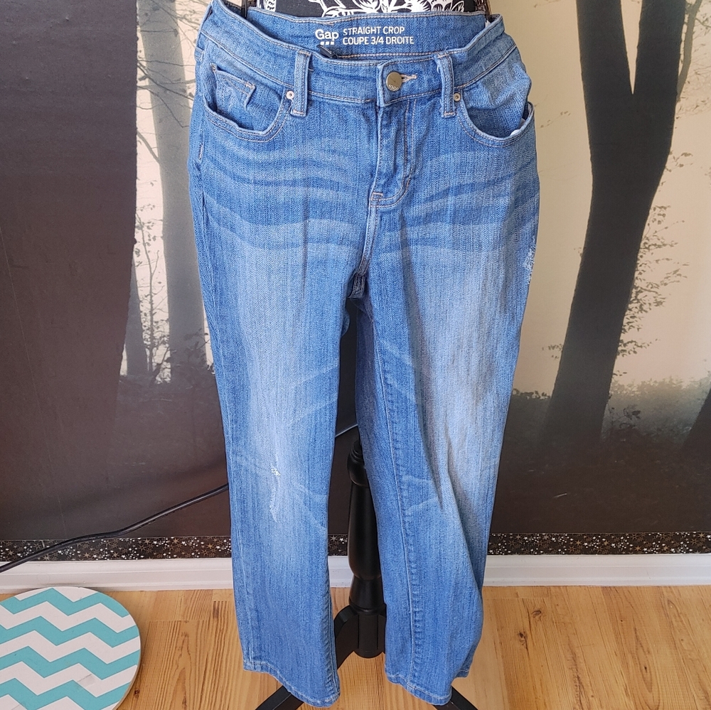 Gap Straight Crop Jeans